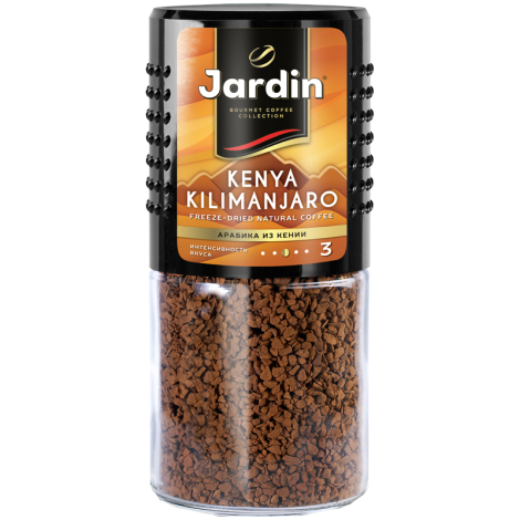 Кофе растворимый Jardin "Kenya Kilimanjaro", сублимированный, стеклянная банка, 95г 835159
