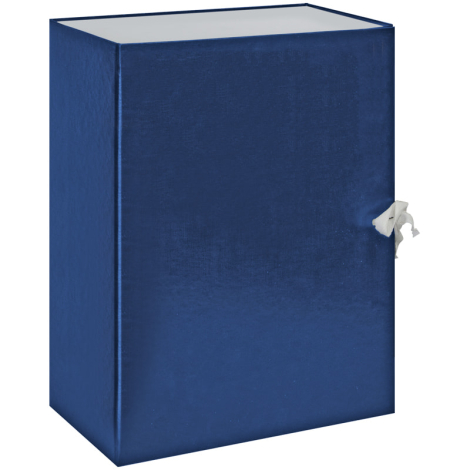 Короб архивный с завязками OfficeSpace разборный, БВ, 120мм,ассорти,клапан микрогофрокартон,до 1000л 255990