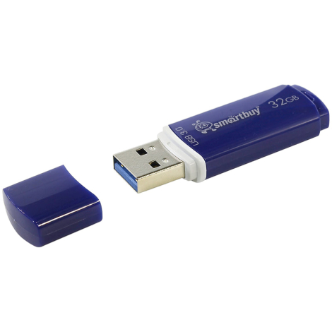 Память Smart Buy "Crown" 32GB, USB 3.0 Flash Drive, синий  SB32GBCRW-Bl 248795