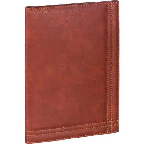 Папка адресная А4 искусственная кожа коричневая 842887