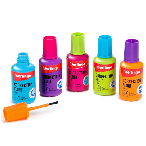 Корректирующая жидкость(штрих)  Berlingo "Fuze", 20мл KR200 265918
