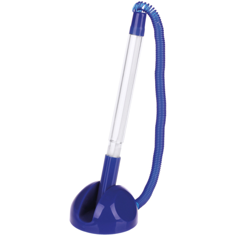 Ручка шариковая настольная OfficeSpace "Reception" синяя, 0,7мм, синий корпус TBbu_16080, 254392