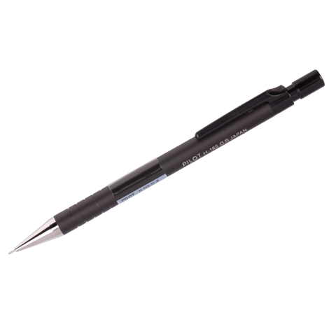 Карандаш механический Pilot, 0,5мм, с ластиком, черный прорезиненный корпус H-165-B 005363