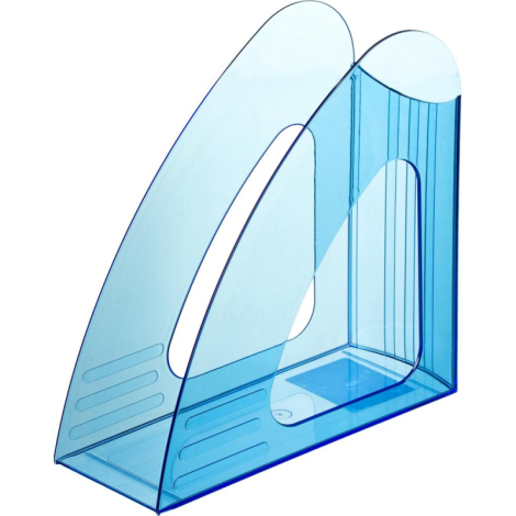 Лоток вертикальный Attache 90мм Bright Colours прозрачный голубой, 1337996