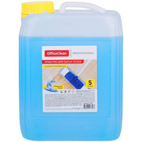 Средство для мытья полов OfficeClean Proffesional "Морской бриз", концентрат, канистра, 5л 257300