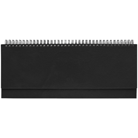 Планинг недатированный, 330*130мм, 56л., бумвинил, OfficeSpace, черный, 250046