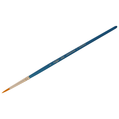 Кисть художественная синтетика Гамма "Галерея", круглая №3, короткая ручка, 300002