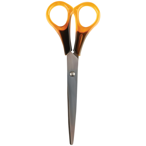 Ножницы OfficeSpace 20см, ручки под янтарь, ПВХ чехол с европодвесом, 180162