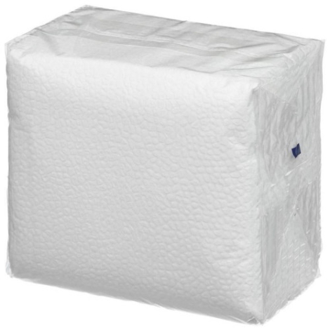 Салфетки бумажные 25х25 см, белые 85шт