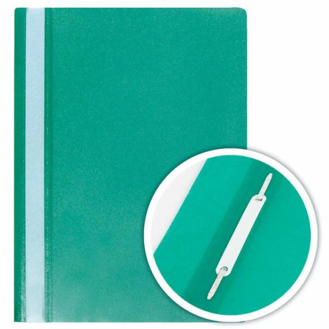 Папка-скоросшиватель А4 DOLCE COSTO Эконом, бирюзовая 150мкм , D00400-LB