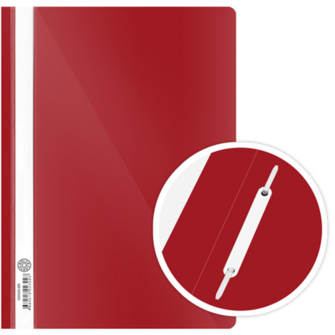 Папка-скоросшиватель А4 DOLCE COSTO Эконом, бордовая 150мкм , D00400-BR