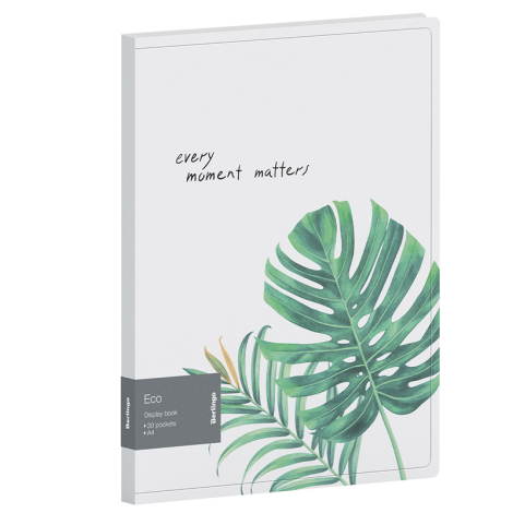 Папка с 30 вкладышами Berlingo "Eco", 17мм, 600мкм, с внутр. карманом, с рисунком, DB4_30801, 299470