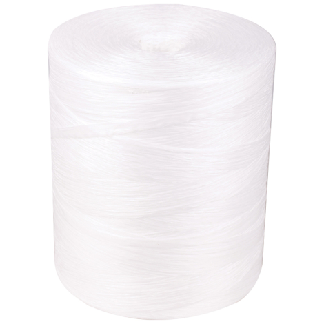 Нить полипропиленовая OfficeSpace, шир. ~6мм, 1000текс, 5000м, 5кг, белая, бобина, 329537