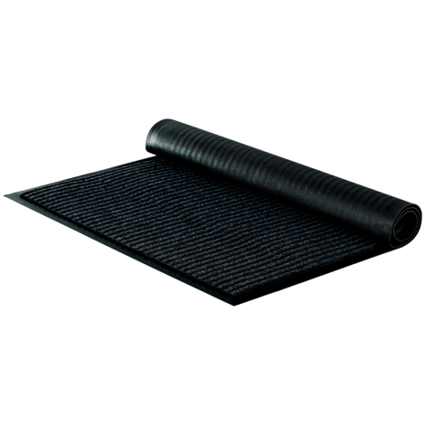 Коврик влаговпитывающий, ворсовый, ребристый OfficeClean, 60*90см, черный, 285746