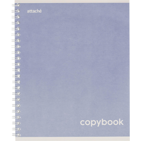 Тетрадь Attache Акварель гребень картон А5 80л фиолетовый 1561986