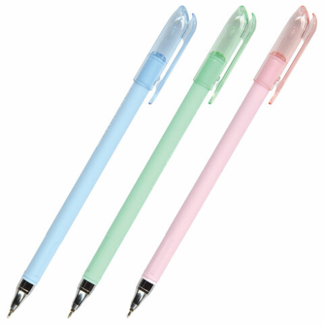 Ручка шариковая BRUNO VISCONTI PointWrite, СИНЯЯ, Zefir, корпус ассорти, узел 0,38 мм, линия письма 0,3 мм, 20-0253