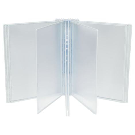 Демосистема настенная OfficeSpace с 10 панелями А4, белая, 359488