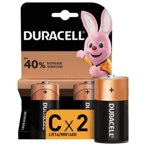 Батарейка DURACELL BASIC C/LR14-2BL 73517