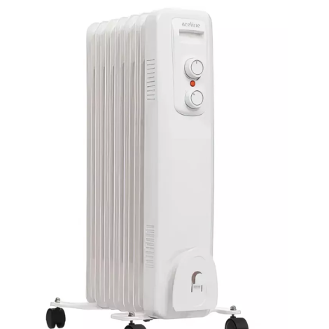 Радиатор масляный Aceline 1500Вт, 7-секц., белый