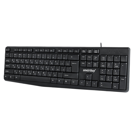 Клавиатура Smartbuy ONE 220, USB мультимедийная, черный, SBK-220U-K, 365513