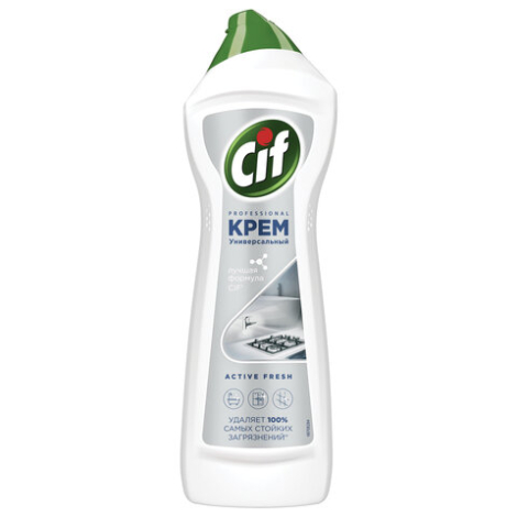 Чистящее средство крем 750 мл, CIF PROFESSIONAL "Active Fresh", 608338