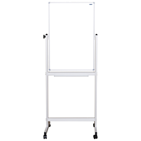 Доска магнитно-маркерная OfficeSpace, 90*60см, двустронняя, поворотная, мобильная, алюминиевый профиль 325507