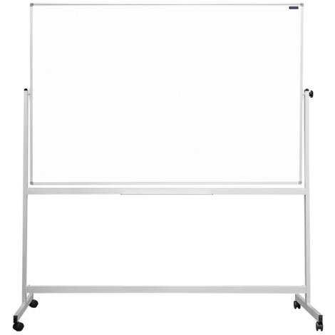 Доска магнитно-маркерная OfficeSpace, 120*180см, двустронняя, поворотная, мобильная, алюминиевый профиль 325505