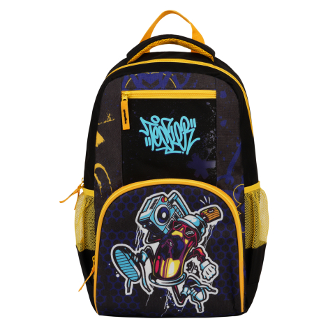 Рюкзак ArtSpace School "Graffiti", 44*31*16см, 1 отделение, 4 кармана, уплотн. спинка 348828