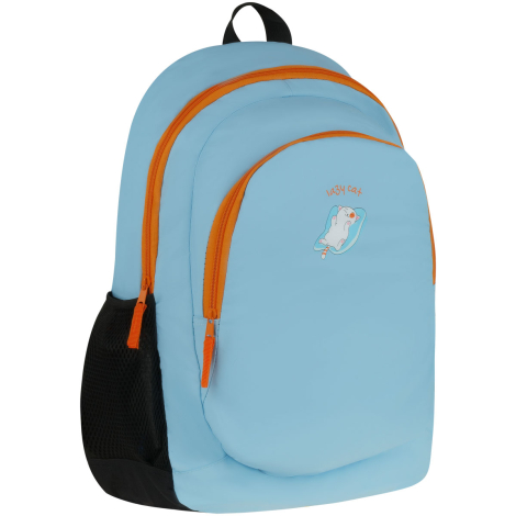 Рюкзак ArtSpace Classic "Lazy Cat", 40*29*18см, 2 отделения, 2 кармана, PU покрытие, уплотн. спинка 364761