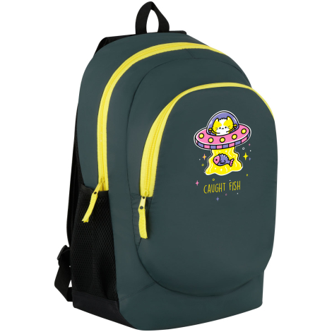 Рюкзак ArtSpace Classic "Caught Fish", 45*30*16см, 2 отделения, 2 кармана, PU покрытие, уплотн. спинка 364765