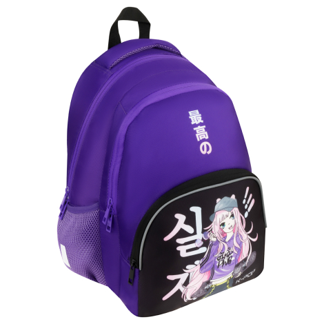 Рюкзак ArtSpace School "Kawaii", 40*28*18см, 2 отделения, 3 кармана, уплотн. спинка 364778