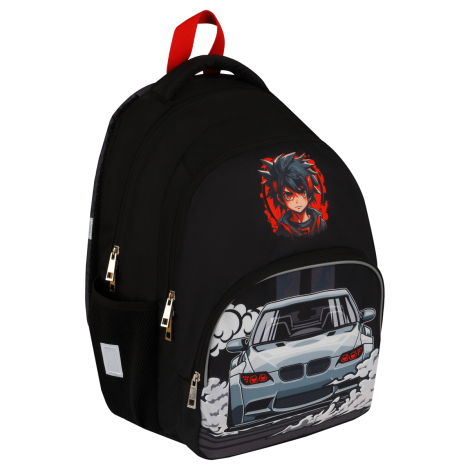 Рюкзак ArtSpace School "Race", 40*28*18см, 2 отделения, 3 кармана, уплотн. спинка 364781