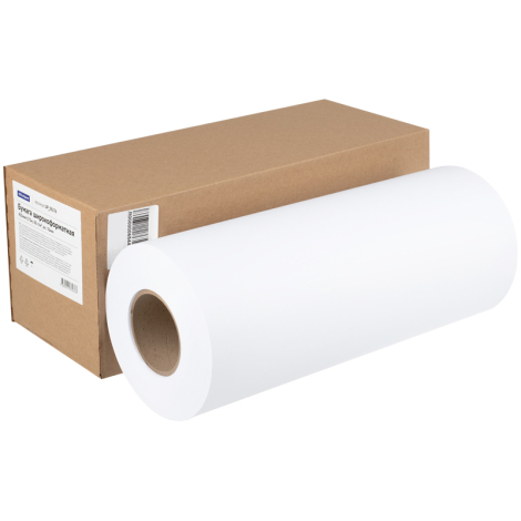 Бумага широкоформатная OfficeSpace, 420мм*175м, 80г/м2, вт. 76мм, для инженерных машин 320507