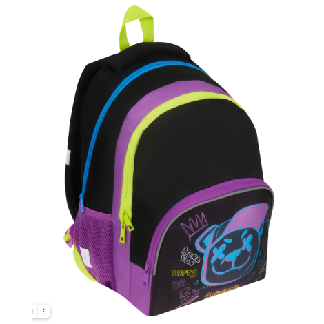 Рюкзак ArtSpace School "Fun", 40*28*18см, 2 отделения, 3 кармана, уплотн. спинка 364782