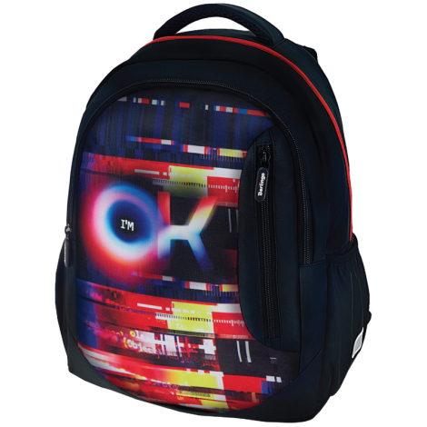 Рюкзак Berlingo Boom "Glitch" 38,5*29*12см, 2 отделения, 3 кармана, анатомическая ЭВА спинка 336377